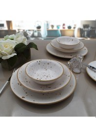 Resim Arna 18 Parça 6 Kişilik Yemek Takımı- Cappuccino 