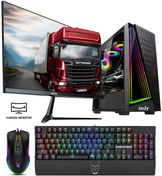 Resim IZOLY I5 12400f 16gb 512gb Nvme Rx580 8gb 24" 100hz Gaming Pc Iyi Fps Masaüstü Bilgisayar Oyun Bilgisayarı 