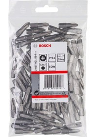 Resim Bosch Extra Hard PH2x25 mm 100'lü Vidalama Ucu - 2607001514 