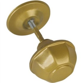 Resim NALBUR BABA Sekizgen Kapı Topuzu Sarı 