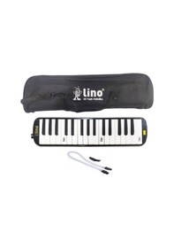 Resim 32 Tuşlu Melodika Siyah Çok Renkli 