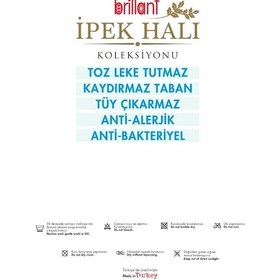 Resim Brillant Ipek Latex Kaymaz Taban Çocuk Halı-Way Hj11722.801-(160X 