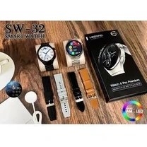 Resim Leerfei Sw-32 Android Ios Harmonyos Uyumlu Erkek Akıllı Saati 