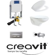 Resim Creavit Gr5001 - Tp320 Gömme Rezervuar Seti 5 Parça Set 