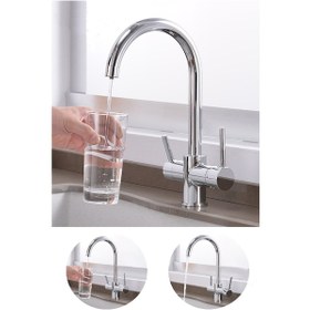 Resim Sardıcı Arıtmalı Mutfak Bataryası 3 Yollu Arıtmalı Mutfak Batarya 