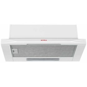 Resim Arnica Eg51010 Eko Sürgülü Çift Filtreli Aspiratör Beyaz 