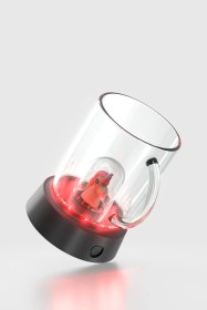 Resim Renga Joy Unicorn Figürlü 250 Ml Kulplu Pembe Led Işıklı Tritan Bardak 222061 Pembe 