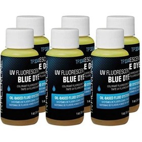 Resim USA Tracerline TP3340-1P6 Oto Yağ-Yakıt-ATF vs. Kaçak Tespit Boyası Kirli Yağda Etkili Mavi Renk 6 Araçlık x 30 ml 