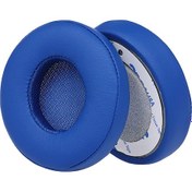 Resim Reedark Beats Solo2 Ve Solo3 Kablosuz Kulaklık Yastıkları - Mavi Renk, Çift Paket 10" 