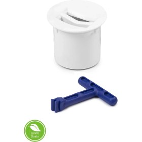 Resim Susuz Hibrit Pisuvar Uyumlu Kartuş – Anahtarlı Işlem – Gider Kanalını Temizleyen Kapak Magma 1.0 