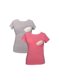 Resim Luvmabelly Myra2503 2506 Emzirme Tshirt Seti Çok Renkli 