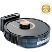 Resim Yui S7 NoMopZone Özellikli Akıllı Robot Vacuum&Mop Süpürge Siyah 