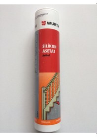 Resim Würth Asetat Silikon Şeffaf Genel Amaçlı 310 Ml Birinci Kalite Şeffaf 