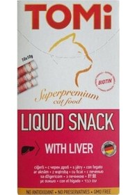 Resim Tomi Kedi Ödülü Ciğerli Likit Snack 10x10 Gr 