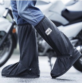 Resim AnkaShop Motosiklet Bot Kılıfı Ayakkabı Yağmurluğu Su Geçirmez Motor Bisiklet Bacak Yağmurluk Çamur Koruma 