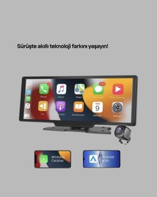 Resim Volkswagen Golf Polo Passat Uyumlu 10.26' Carplay Android Auto Ekran 10.2" 