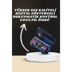 Resim Beruflic Yeni Nesil Akıllı Saat ve Bluetooth Kulaklık Kampanyası Dijital Göstergeli Powerbankli 