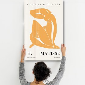 Resim H. Matisse 1890 Heykeli | Galeri Baskı Cam Duvar Tablosu - L (72x46 cm) 