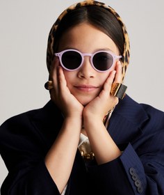 Resim Izipizi Sun Junior #D Lilac 5-10 Yaş - Lila Çocuk Güneş Gözlüğü 