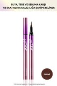 Resim Su , Ter ve Yağlanmaya Dayanıklı , 48 Saate Kadar Kalıcı Ultra Powerproof Thin Pen Liner (Brown) 