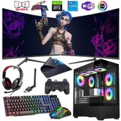 Resim Rogame RKT661115 i5-14400F 16 GB 512 GB M2 8 GB RTX4060 Çift 24" Free Dos Masaüstü Oyuncu Bilgisayarı 