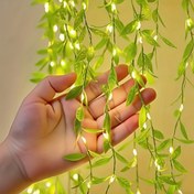 Resim Şaşırtıcı saz yaprağı ışık dizisi, LED peri ışığı, iki veya üç pil ile çalışır (piller dahil değildir), Noel, iç mekan dekorasyonu, düğünler ve tatil süslemeleri için mükemmel 