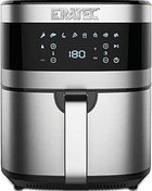 Resim ERATEC AF-66 sıcak hava fritözü XXL (5,5 l), 1500 W. Yağsız Air Fryer. LED ekranlı sıcak hava fritözü ve 8 önceden ayarlanmış program ve en sevdiğiniz yemekler için zamanlayıcı fonksiyonu, siyah 
