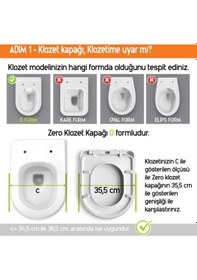 Resim Nkp Elgance Yavaş Kapanan Klozet Kapağı - Duroplast 
