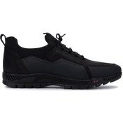 Resim Tamer Tanca Erkek Hakiki Deri Siyah Nubuk Sneakers & Spor Ayakkabı 381 10312 Erk Ayk Sk25-26 Sıyah Nbk Siyah 