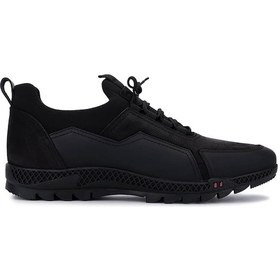 Resim Tamer Tanca Erkek Hakiki Deri Siyah Nubuk Sneakers & Spor Ayakkabı 381 10312 Erk Ayk Sk25-26 Sıyah Nbk Siyah 