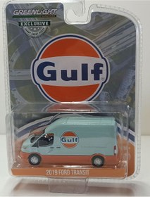 Resim Greenlight 1:64 2019 ford transit lwb high Roof - gulf minibüs 