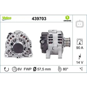 Resim Valeo Alternator 12v 90a Nemo Bıpper Dv4td (1,4HDI 8V) 