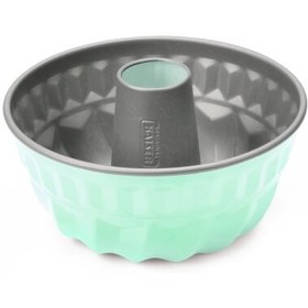 Resim Kaiser Colour Borulu Kek Kalıbı Su Yeşili 22 Cm 