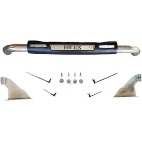Resim Toyota Hilux 2015-2024 Arası Uyumlu Arka Krom Poliüretan Koruma 