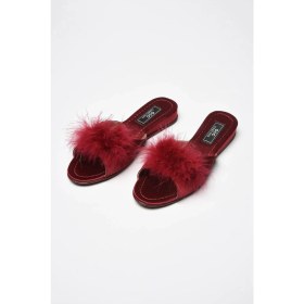 Resim GC 180 Kadin Ev Terliği - Bordo 
