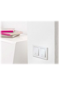 Resim Schneider Electric Asfora 2'li Yatay Çerçeve Beyaz - EPH5800221 