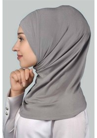 Resim Altobeh Hazır Türban Pratik Eşarp Tesettür Hijab - Namaz Örtüsü - Gri 