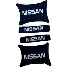 Resim Otomind Nissan Nakışlı Boyun Yastığı Konfor Seti 