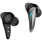 Resim RAMPAGE Clutch T01 Siyah\u002FGümüş 4 Mikrofonlu ENC+ANC Oyuncu Bluetooth V5.3 TWS Gerçek Kablosuz Kulaklık 