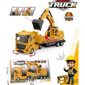 Resim Berattoys 27 cm Kırılmaz Iş Makinaları Kamyon Vinç Kepçe Iş Araçları Inşaat Set Ekskavatör 