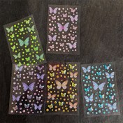 Resim Pırıl Pırıl Yuvarlak Rhinestone Kelebek Sticker'lar - Kendinden Yapışkan Kristal Sticker'lar Yüz, Saç, Tırnak ve DIY El Sanatları için - Tatiller, Kostüm ve Parti Aksesuarları için Mükemmel, Hızlı Dekoratif Dokunuş, Çoklu Renk Seçenekleri, Parti Dekorasyonu | Kelebek Tasarımı | Kendinden Yapışkan Sticker'lar, Kelebek Dekoru 