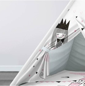 Resim instababyrooms Çocuk Oyun Çadırı Prenses Dijital Baskılı 