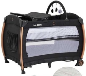 Resim babydoor 2050 Sleepy Oyun Parkı 70x110 cm Bebek Beşik (SİYAH) 