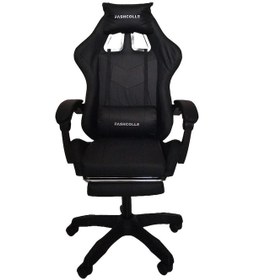 Resim Fashcolle Black Star Işıklı - Masaj Özellikli Oyuncu Koltuğu Black 
