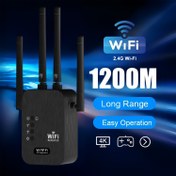 Resim Ev Ağınızı Güçlendiren Bir Wi-Fi Sinyal Yükseltici, WIFI6 ile Uyumlu, 1200 Mbps Yüksek Hızlı Çift Bant Bağlantısı Sunuyor. 2.4Ghz ve 5Ghz Frekanslarını Destekler, Evinizde Karşılaşılan Karşılaşılmaz Kapsama İçin 4 Anten Sistemi Özellikleri ve Wifi'nizi Genişletmek İçin Kolay Kurulum Sunar. 