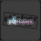 Resim Sticker Works Haters Holograsticker 
