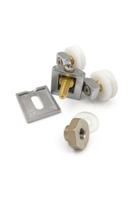 Resim Ayrıntıshop Duşakabin Kanallı Tekerleği 22mm 1 Adet Krom 