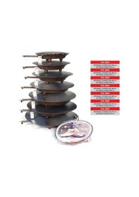 Resim Güryan 50 Cm Katmer Börek Yufka Bazlama Sacı Tüplü Sac 