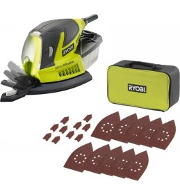 Resim Ryobi RPS100-SA20 Titreşimli Zımpara + 20x Zımpara Kağıdı 100 W 