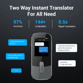 Resim W09 PRO Çevrimdışı Ses Tercüman Cihazı, 144 Dil ve Aksan, WiFi Gerektirmez 